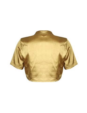 Milan Gold Saten Gömlek